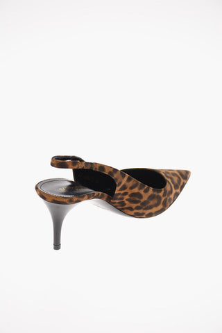 Spotted Suede LEXI Slingback Pumps 7 Cm