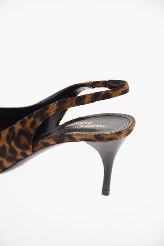 Spotted Suede LEXI Slingback Pumps 7 Cm