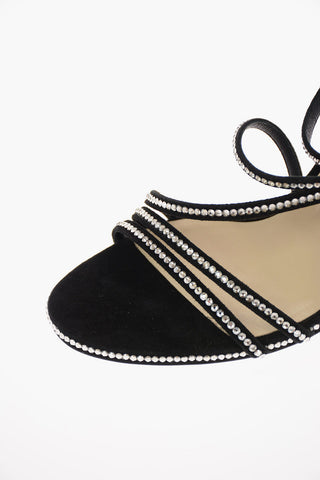 Suede DUDETTE Jewel Sandals with Stiletto Heel 11 Cm