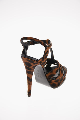 Spotted Ponyskin TRIBUTE Sandals 13 Cm