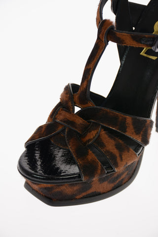 Spotted Ponyskin TRIBUTE Sandals 13 Cm