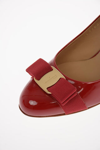 Pumps CARLA in Vernice con Dettaglio Fiocco 7 cm 