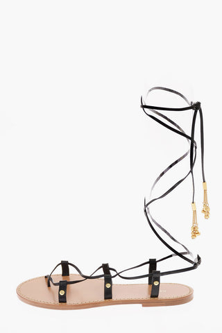 Sandali Gladiatore in Pelle 