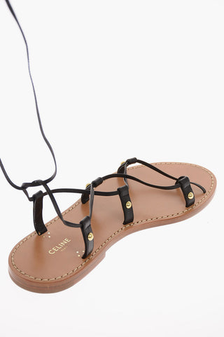 Sandali Gladiatore in Pelle 