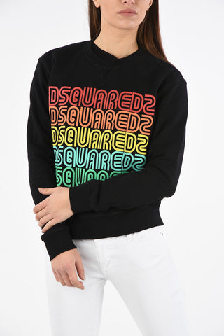 Logo-Print DIANA FIT Crew-Neck Sweatshirt