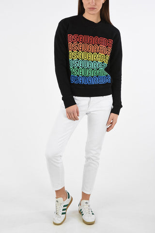 Logo-Print DIANA FIT Crew-Neck Sweatshirt