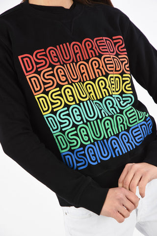 Logo-Print DIANA FIT Crew-Neck Sweatshirt