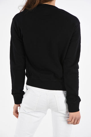 Logo-Print DIANA FIT Crew-Neck Sweatshirt
