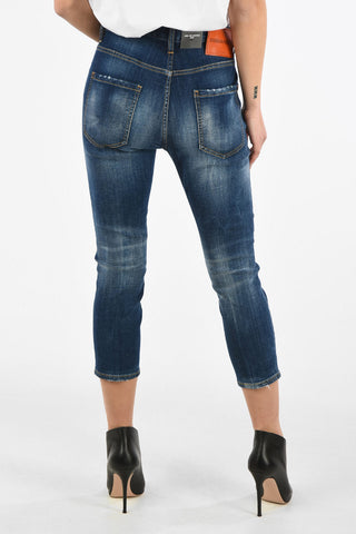 Stonewashed Cropped COOL GIRL Jeans