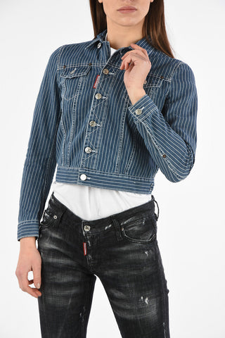 Giubbotto CLASSIC in Denim a Righe
