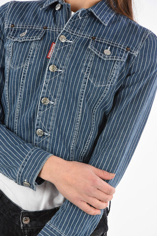 Giubbotto CLASSIC in Denim a Righe
