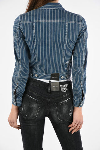 Giubbotto CLASSIC in Denim a Righe