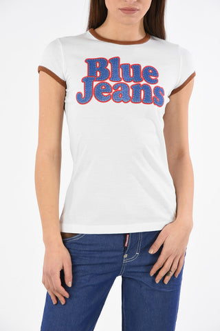 Blue Jeans-Print BELLA FIT T-shirt