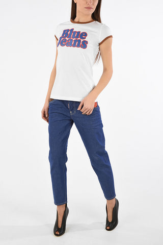 Blue Jeans-Print BELLA FIT T-shirt