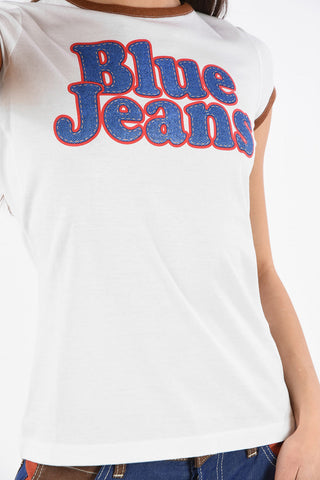 Blue Jeans-Print BELLA FIT T-shirt