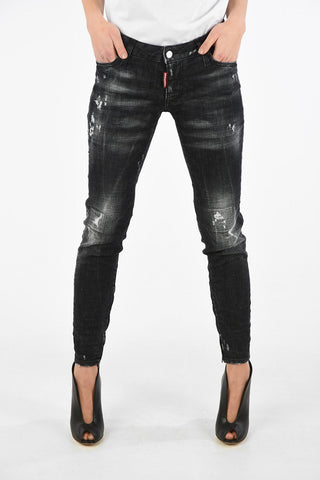 Mid-rise waist skinny fit jeans