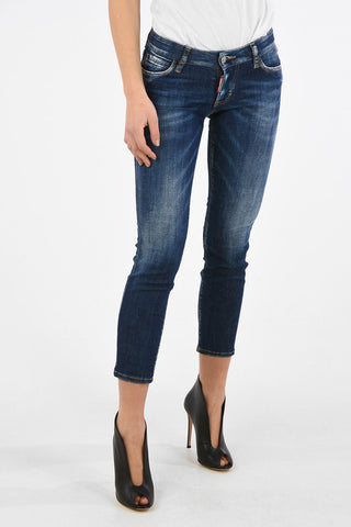 Vintage Effect Cropped JENNIFER Jeans
