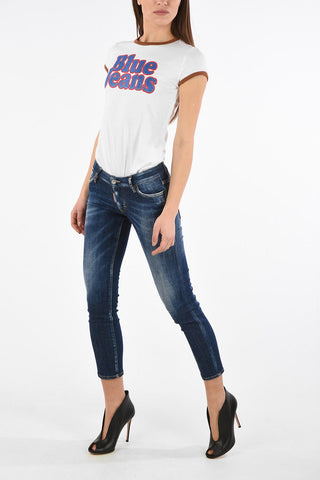 Vintage Effect Cropped JENNIFER Jeans
