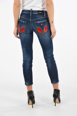 Vintage Effect Cropped JENNIFER Jeans