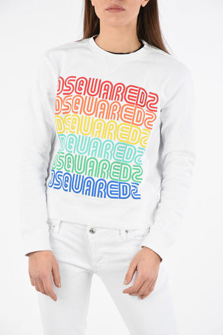 Logo-Print DIANA FIT Crew-Neck Sweatshirt