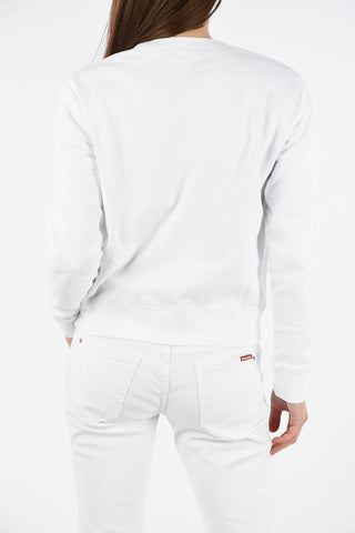 Logo-Print DIANA FIT Crew-Neck Sweatshirt