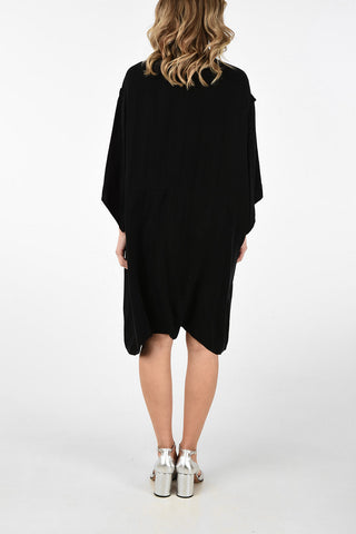 MM6 Front Pockets Flared Shirtdress