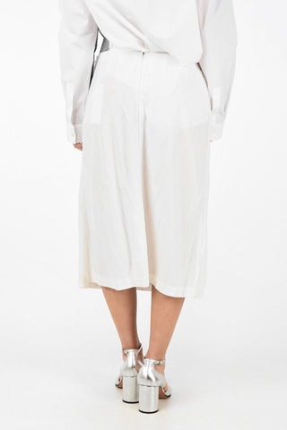 MM0 Longuette Accordion Skirt with Bow
