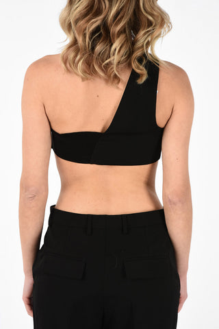 MM1 One Shoulder Crop Top