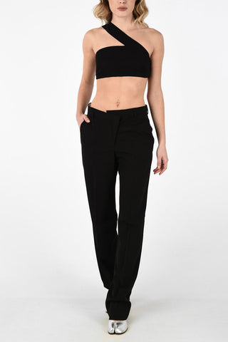 MM1 One Shoulder Crop Top