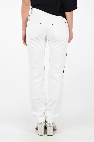 MM6 Straight Fit Jeans with Patches