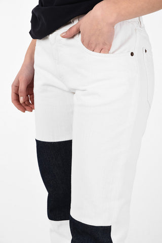 MM6 Straight Fit Jeans with Patches