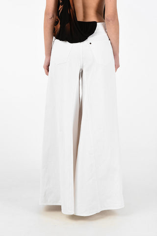 MM6 Mid-Waist Boot Cut Jeans