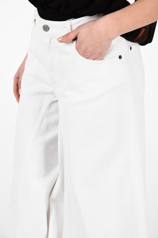 MM6 Mid-Waist Boot Cut Jeans