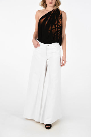MM6 Mid-Waist Boot Cut Jeans