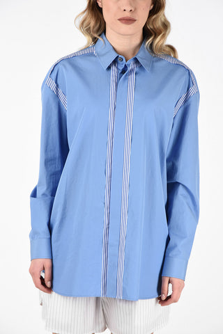 MM4 Striped Details Oversize Shirt