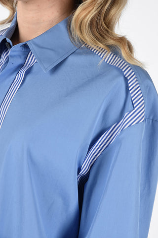 MM4 Striped Details Oversize Shirt