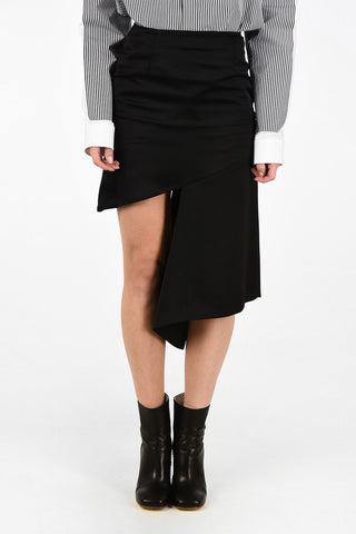MM1 Zip Back Closure Asymmetric Skirt