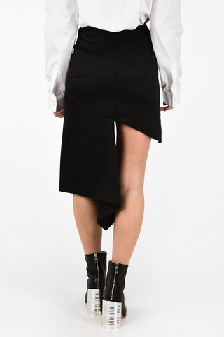 MM1 Zip Back Closure Asymmetric Skirt