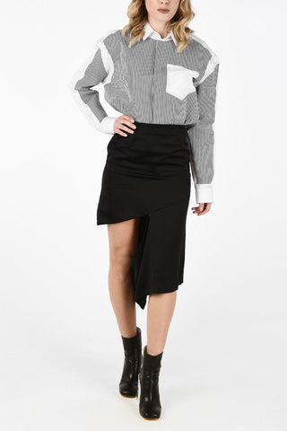 MM1 Zip Back Closure Asymmetric Skirt