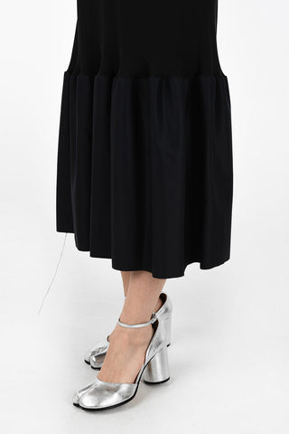 MM1 Silk Floor Length Dress