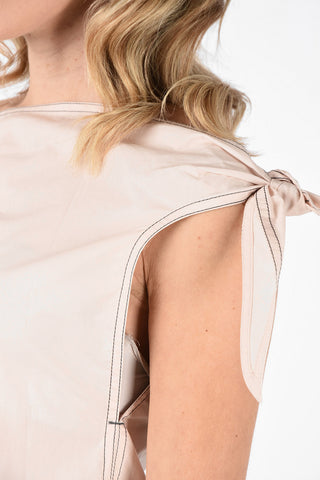 MM6 One Shoulder Top with Bow