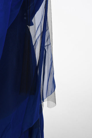MM0 Tunica Destrutturata Maxi con Cappuccio e Dettaglio Mesh