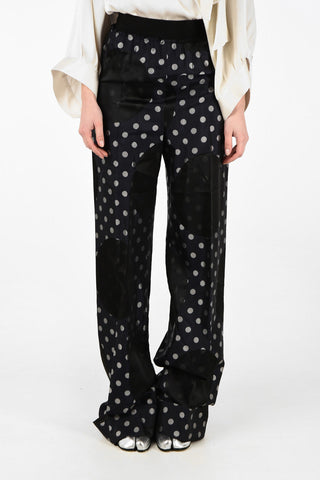 MM4 High Waist Polka Dots Palazzo Pants