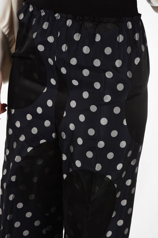 MM4 High Waist Polka Dots Palazzo Pants