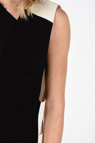 MM6 Plunging Neckline Two-Tone Vest