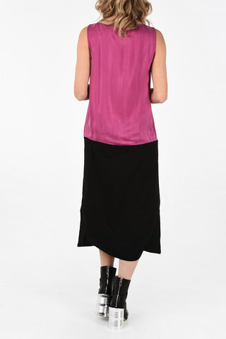 MM6 Split-Front Hem Maxi Dress