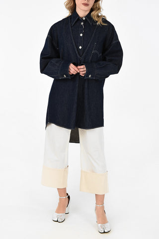 MM6 Denim Tunic With Inner Top Removable