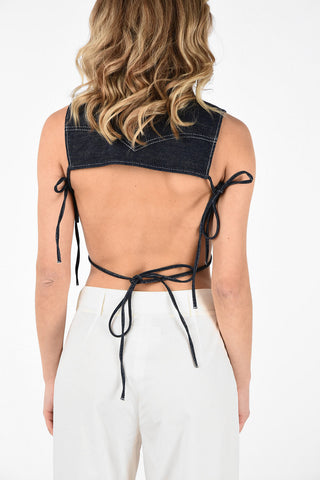 MM6 Denim Tunic With Inner Top Removable