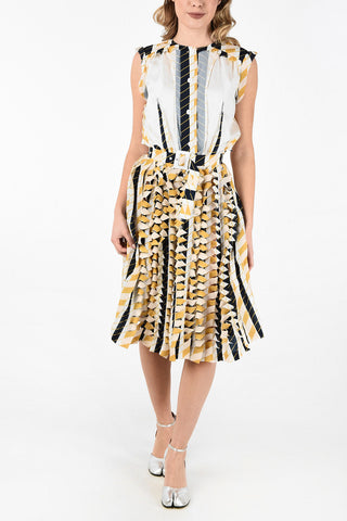 MM0 Cut Out Details Dress With Belt