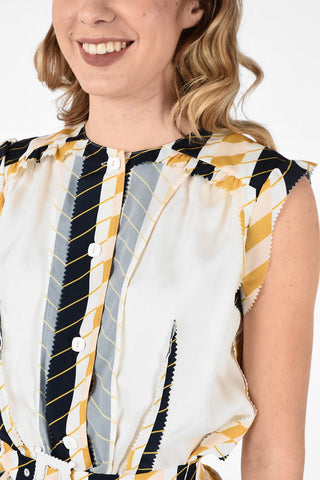 MM0 Cut Out Details Dress With Belt